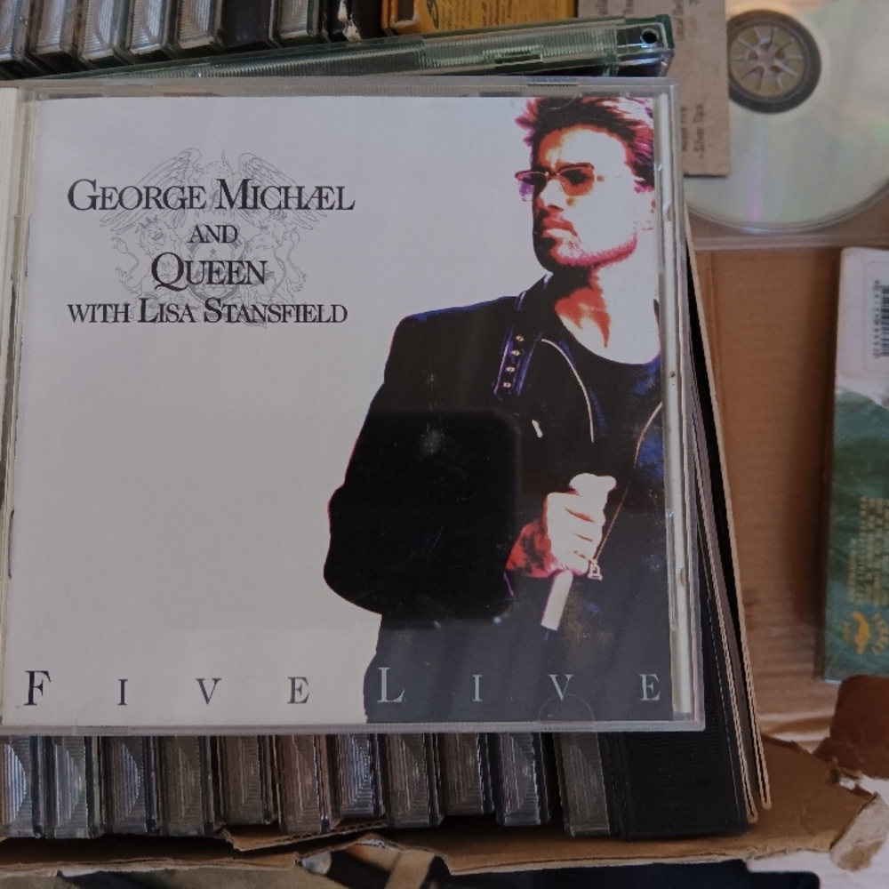 George Michael and Queen Five Live CD